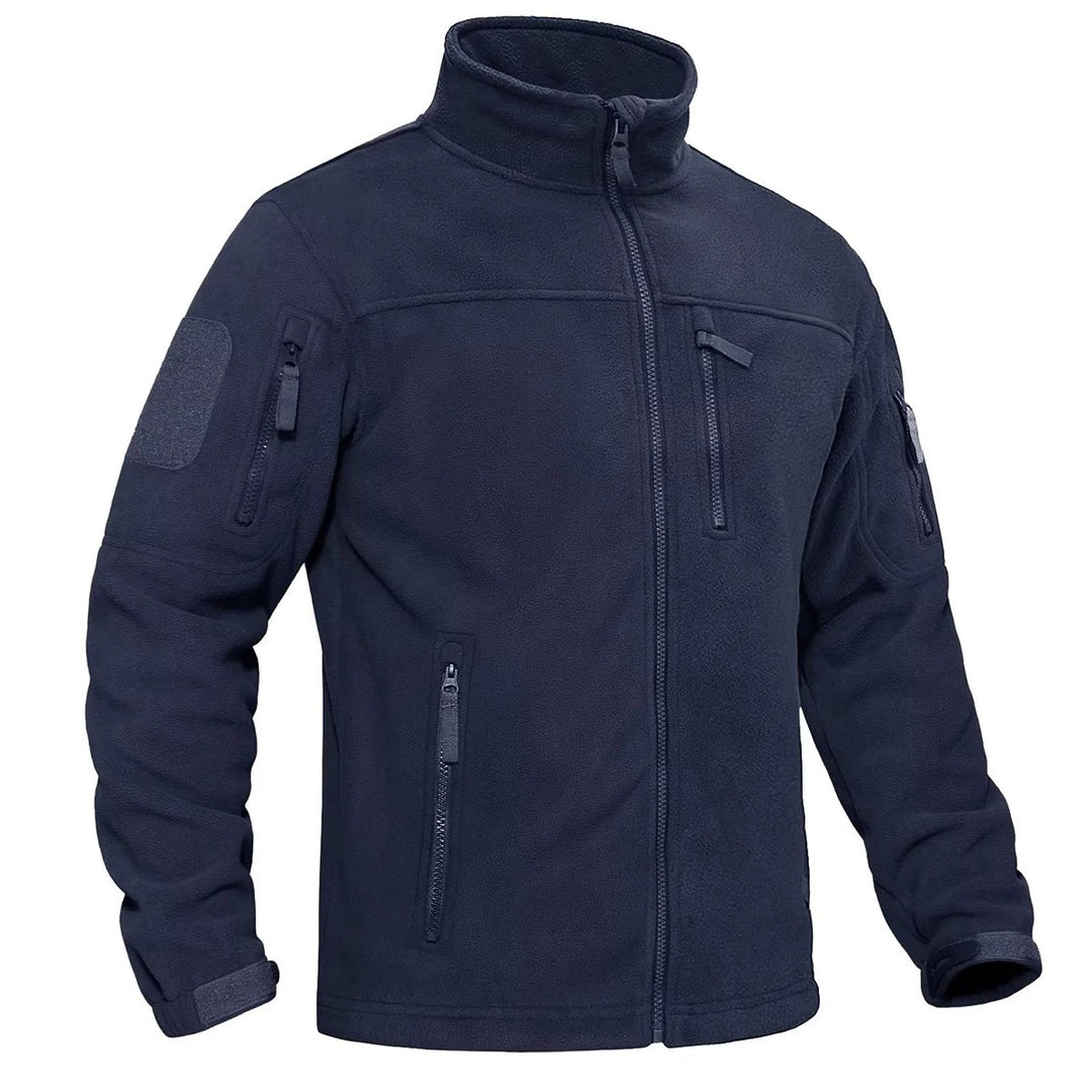 Herren-Fleece-Thermojacke mit durchgehendem Reißverschluss