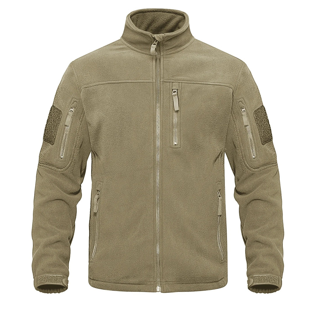 Herren-Fleece-Thermojacke mit durchgehendem Reißverschluss