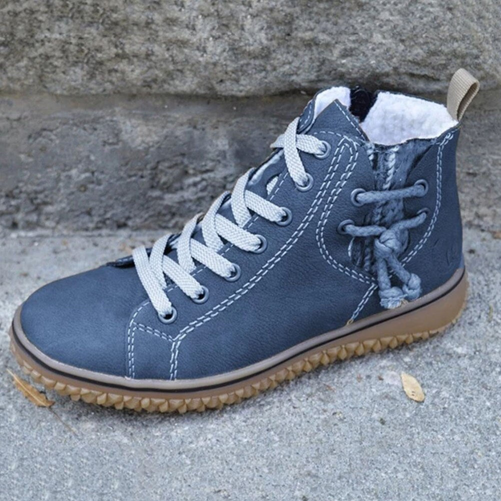 Damen Winterstiefel Warme Bequeme Schuhe Hochwertiges Material mit Warmem Innenfutter 2